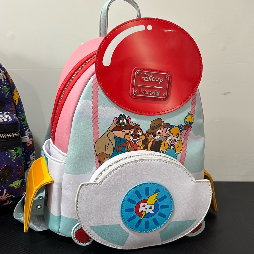 Disney Parks Loungefly Chip N Dale Rescue Range Mini Back Pack